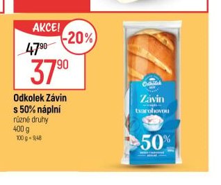 Odkolek Závin s 50% náplní