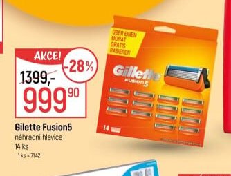 Gillette Fusion5 náhradní hlavice