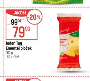 Jeden Tag Ementál bloček 400 g