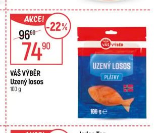 Váš Výběr Uzený losos 100 g