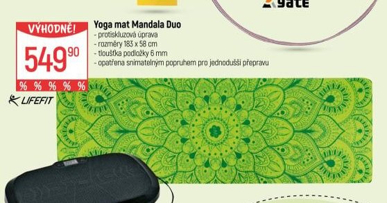 Yoga mat Mandala Duo