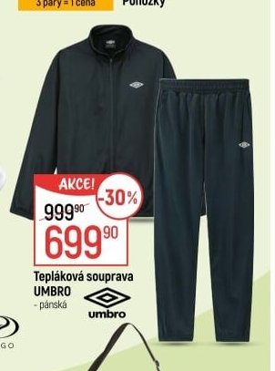 Tepláková souprava UMBRO - pánská - Globus akcniletaky.com