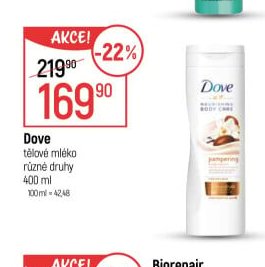 Dove tělové mléko
