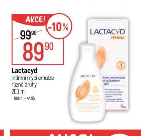 Lactacyd intimní mycí emulze