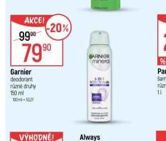 Garnier deodorant