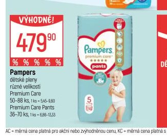 Pampers dětské pleny