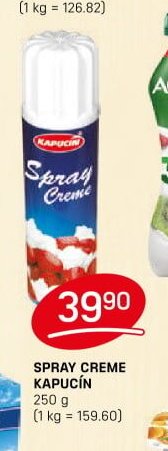 SPRAY CREME KAPUCÍN