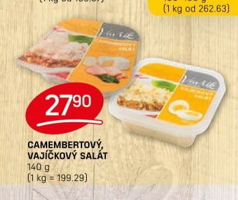 Camembertový, vajíčkový salát