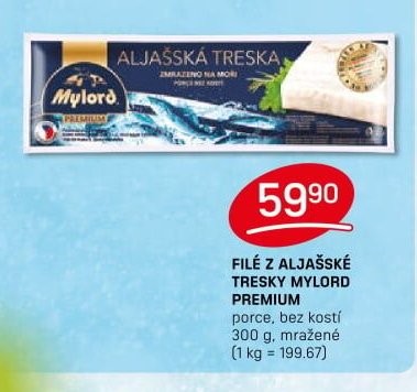 Filé z aljašské tresky Mylord Premium