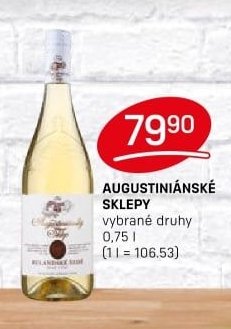 AUGUSTINIÁNSKÉ SKLEPY