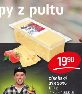 Sýr Císářský 30% Madeta
