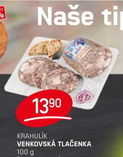 Tlačenka venkovská Krahulík