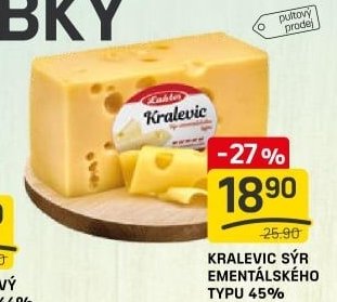 KRALEVIC SÝR EMENTÁLSKÉHO TYPU