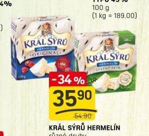 KRÁL SÝRŮ HERMELÍN