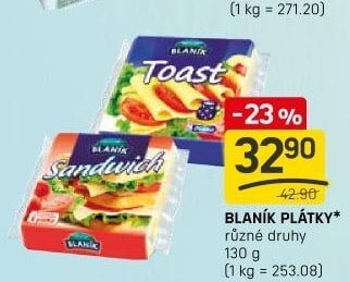 BLANÍK PLÁTKY*