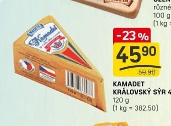 KAMADET KRÁLOVSKÝ SÝR 48%*