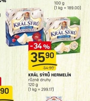KRÁL SÝRŮ HERMELÍN