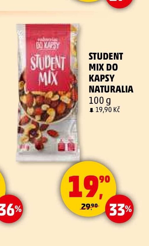 STUDENT MIX DO KAPSY NATURALIA 100 g