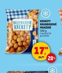 Krokety bramborové mražené