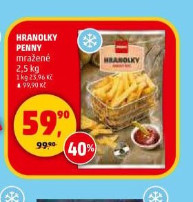 Hranolky Penny mražené