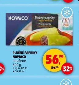 Plněné papriky Nowaco mražené