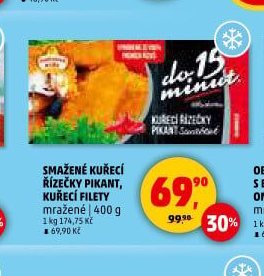 Smažené kuřecí řízečky pikant, kuřecí filety mražené