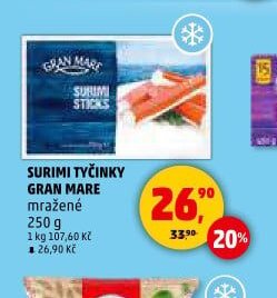 Surimi tyčinky Gran Mare mražené