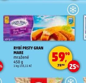 Rybí prsty Gran Mare mražené