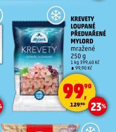 Krevety loupané předvařené Mylord mražené
