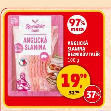 ANGLICKÁ SLANINA ŘEZNÍKŮV TALÍŘ