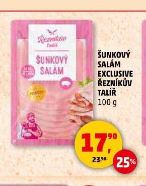 ŠUNKOVÝ SALÁM EXCLUSIVE ŘEZNÍKŮV TALÍŘ