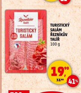 TURISTICKÝ SALÁM ŘEZNÍKŮV TALÍŘ