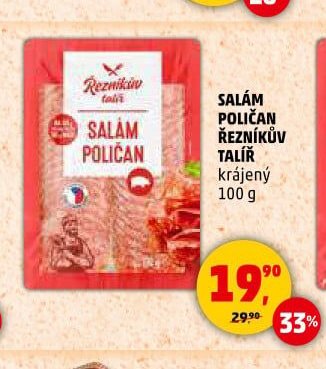 SALÁM POLIČAN ŘEZNÍKŮV TALÍŘ