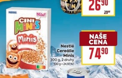 Nestlé Cereálie Minis