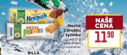 Nestlé Cereální tyčinka