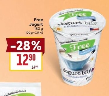 Free Jogurt 180 g