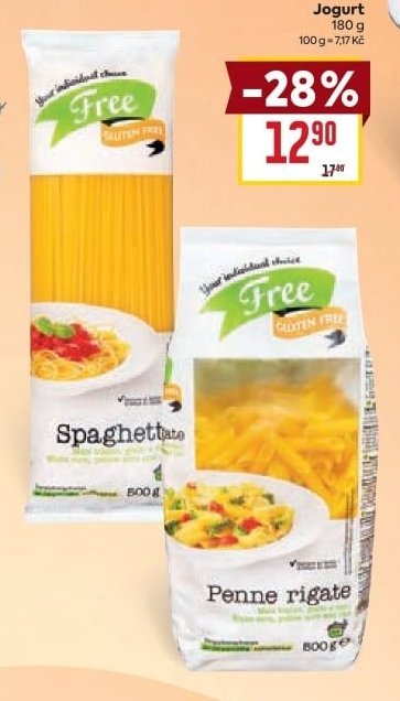 Free Bezlepkové těstoviny 500 g