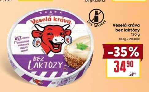Veselá kráva bez laktózy 120 g