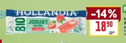 Hollandia Zmrzka v jahodovém sorbetu - BILLA akcniletaky.com