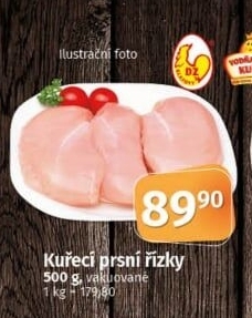 Kuřecí prsní řízky DZ Klatovy