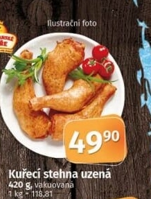 Kuřecí stehna uzená Vodňanské kuře