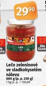 Lečo Dle Gusta