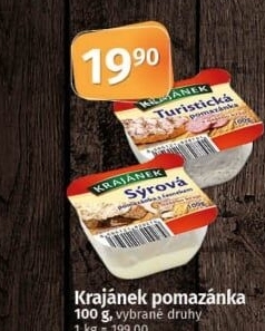 Pomazánky Krajánek