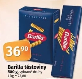 Těstoviny Barilla