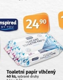 Toaletní vlhčený papír Inspired By You