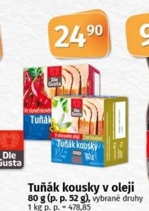 Tuňák kousky v oleji Dle Gusta