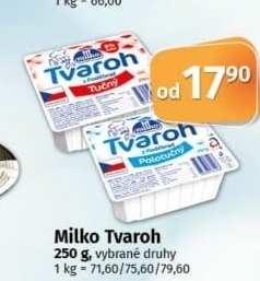 Tvaroh z Poděbrad Milko