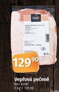 Vepřová pečeně bez kosti Gurmet