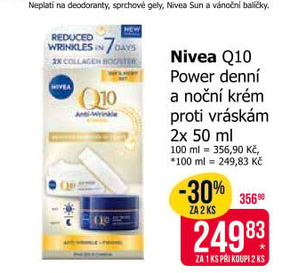 Balení krém denní a noční proti vráskám Q10 Power Nivea