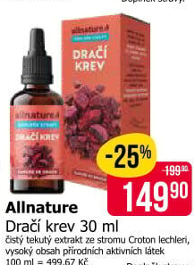 Doplněk stravy Dračí krev Allnature